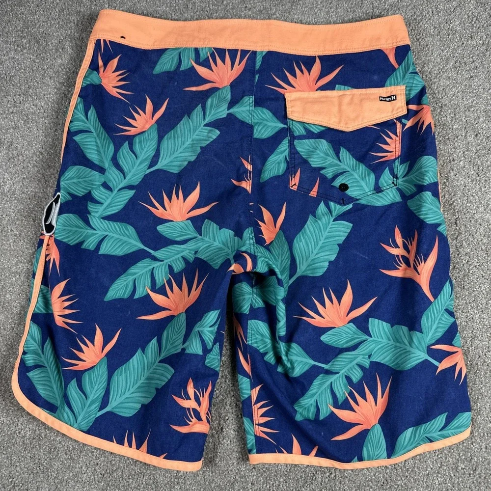 Boy's Youth‎ Hurley 2-Way Stretch Board Shorts Swim Tropical Surf